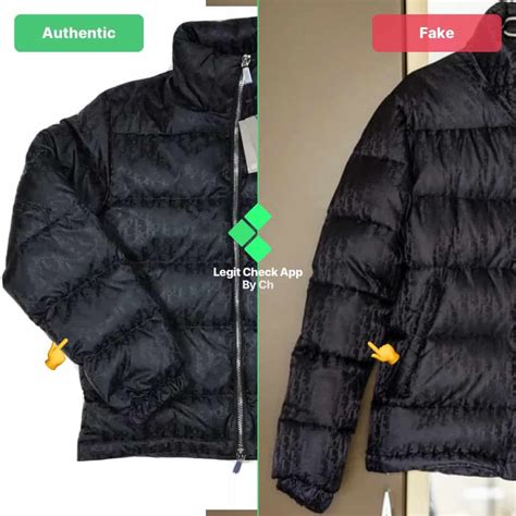 dior oblique jacket real vs fake